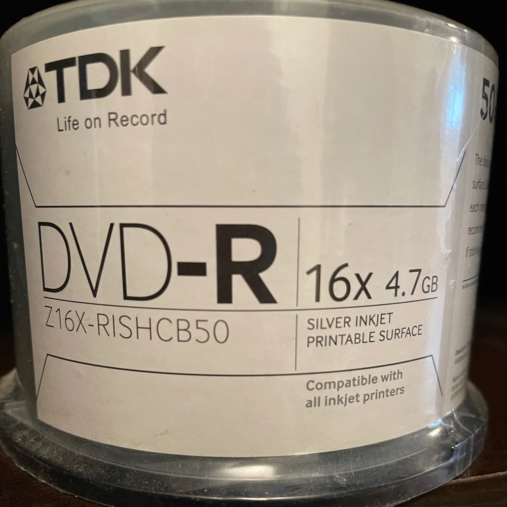 3 containers of blank DVD-Rs